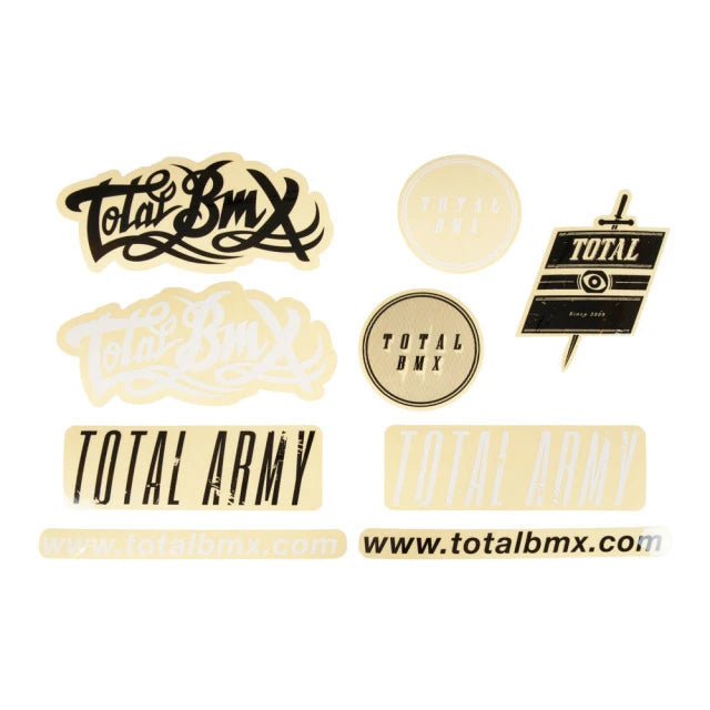 TOTAL BMX STICKER PACK MIXED – Traffic Distribution