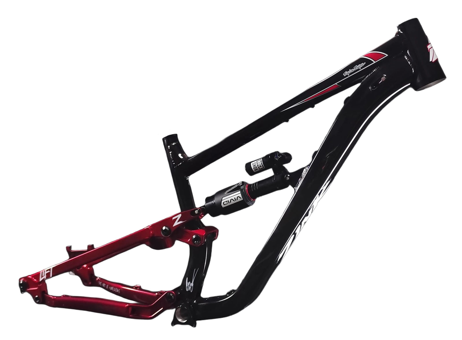 ZINK BIKE VACAY MTB FRAME GLOSSY BLACK/CANDY APPLE RED