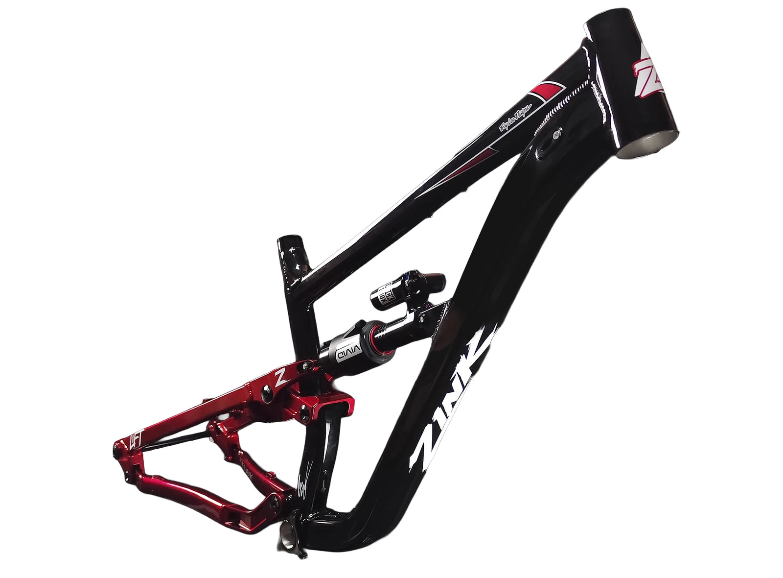 ZINK BIKE VACAY MTB FRAME GLOSSY BLACK/CANDY APPLE RED