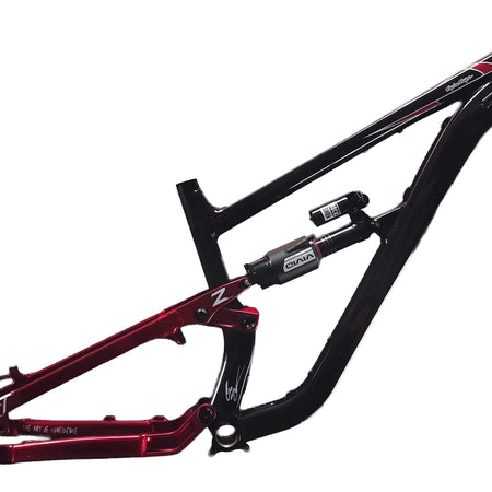 ZINK BIKE VACAY MTB FRAME GLOSSY BLACK/CANDY APPLE RED