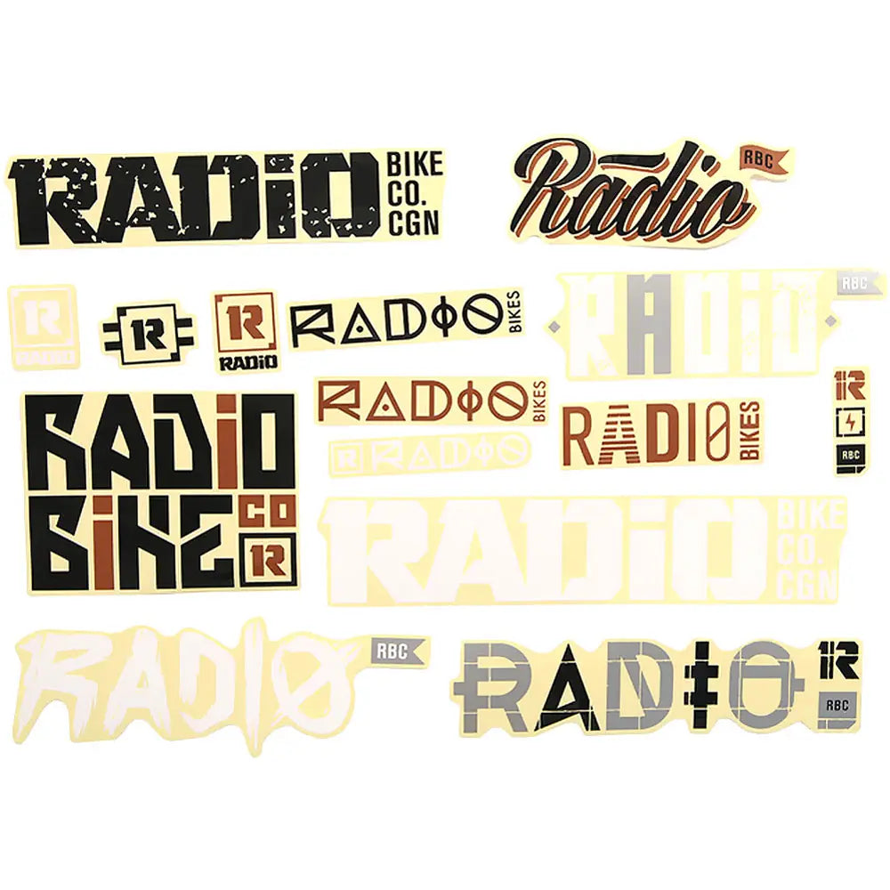 RADIO BRAND STICKER SET