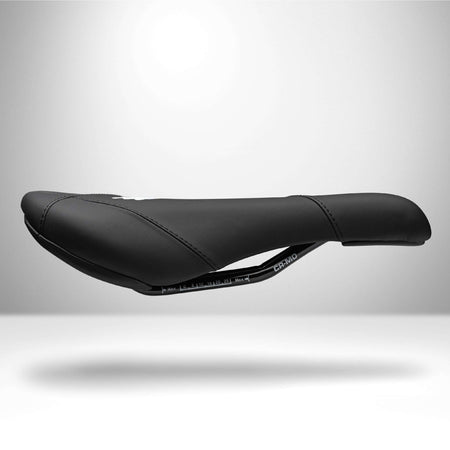 Title MTB JS1 mountain bike saddle chromoly rails side view seat