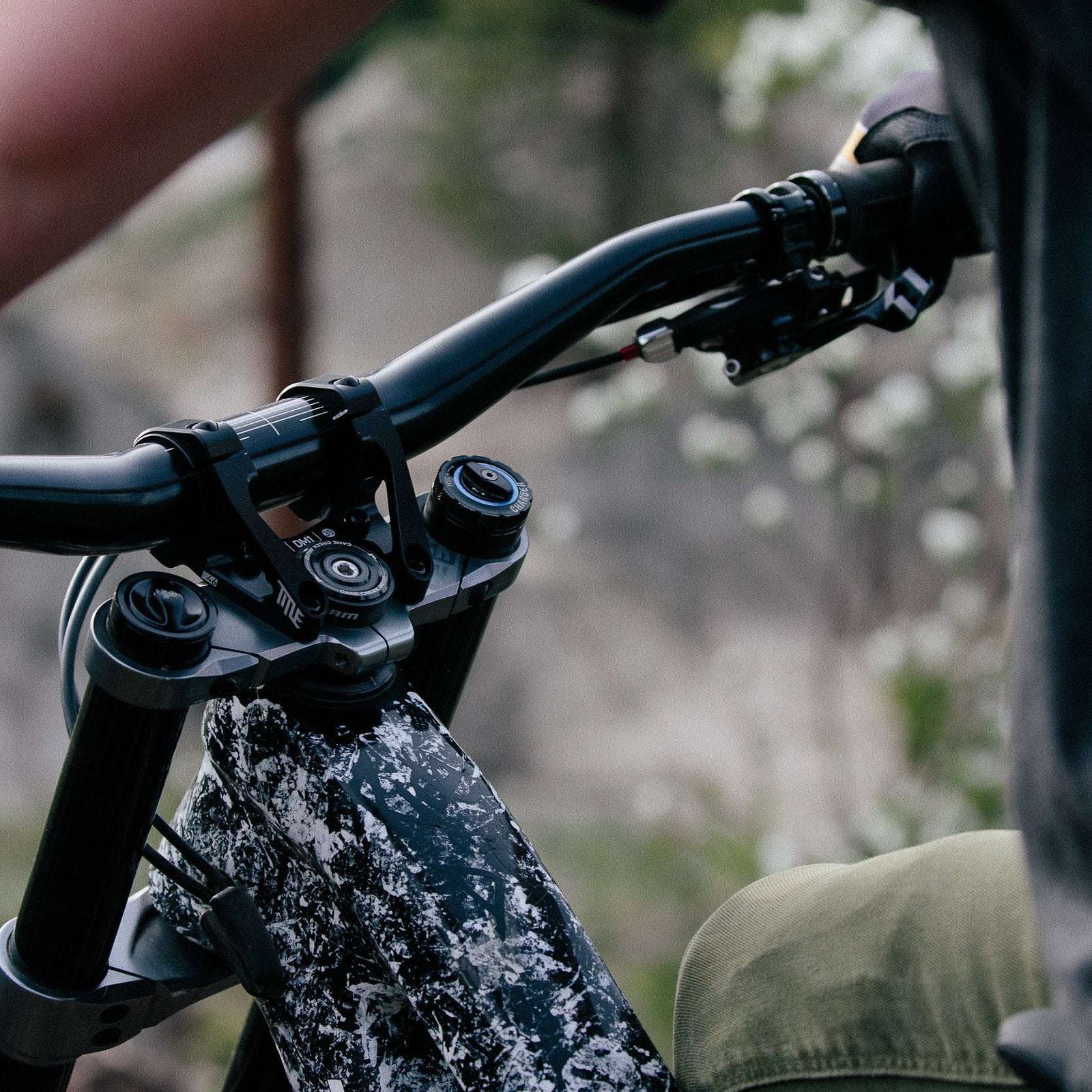 DM1 35 - Title MTB downhill mountain bike tripe clamp mount stem