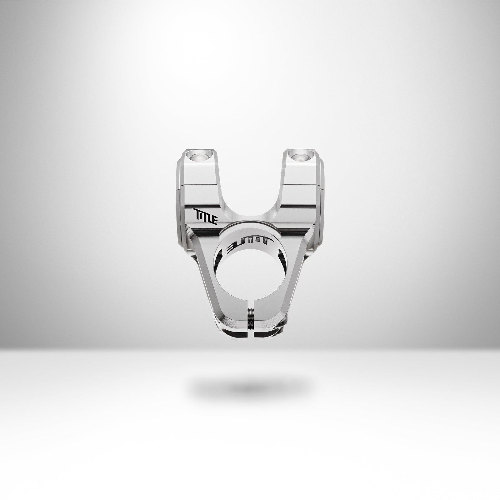 Title MTB ST1 Chrome mountain bike stem polished silver finish