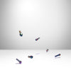 ST1 31.8 - Title MTB oil slick rainbow colour bolts