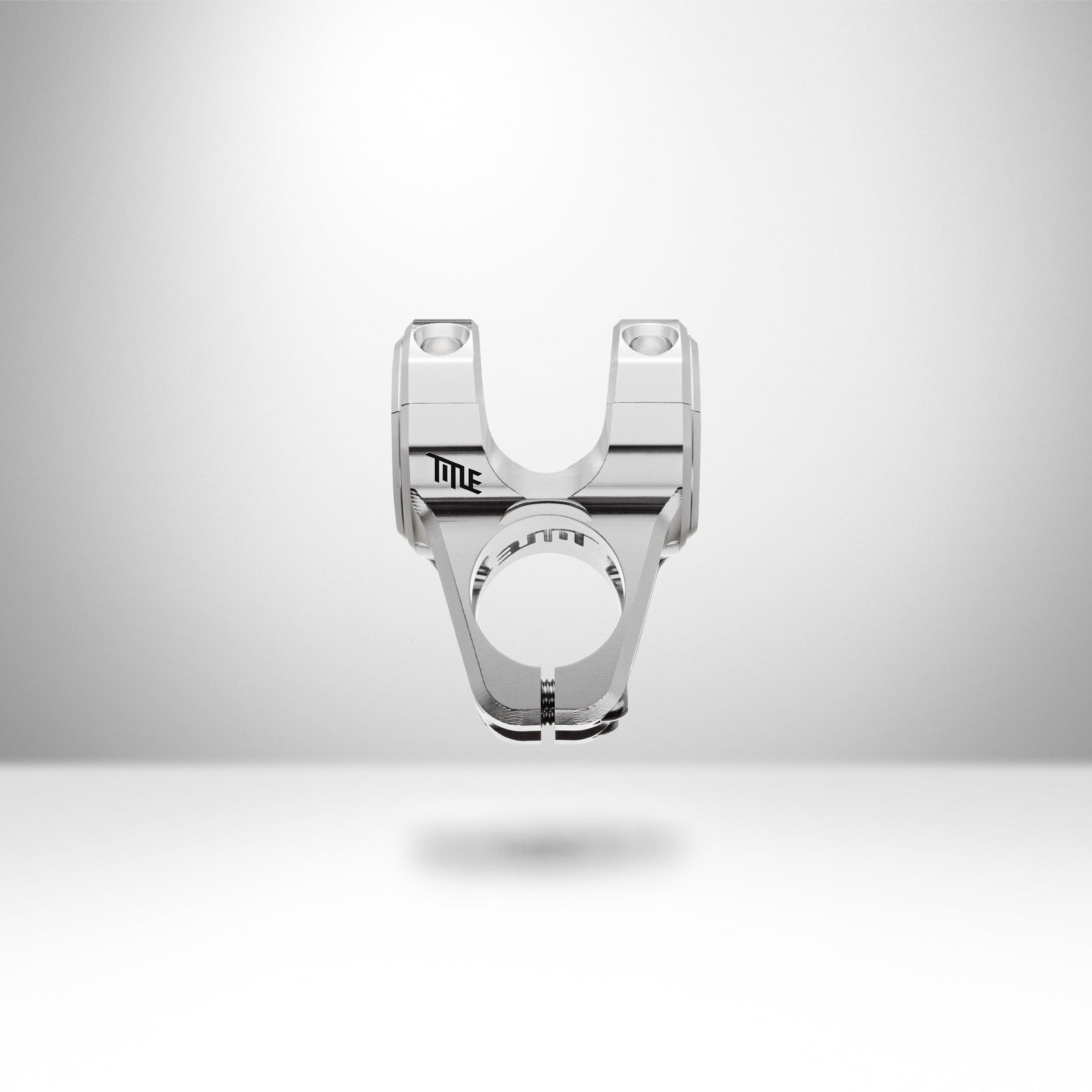 Title MTB ST1 Chrome mountain bike stem polished silver finish