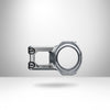 Title MTB ST1 Chrome alloy mountain bike stem polished silver finish