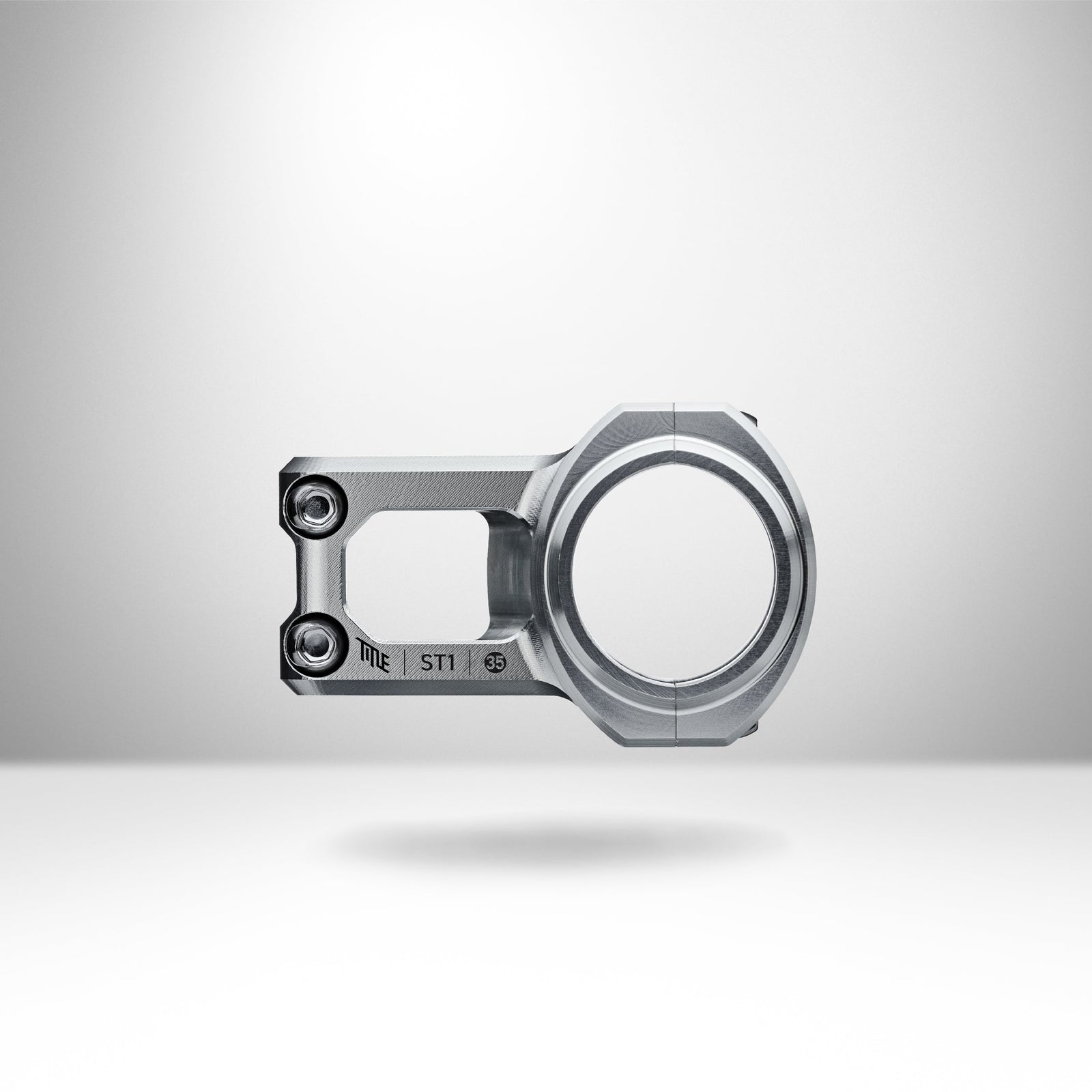 Title MTB ST1 Chrome alloy mountain bike stem polished silver finish